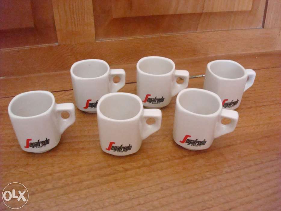 Conjunto de 6 chávenas de café Segafredo