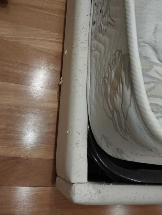 Cama 150x195 colchão + cabeceira + estrado