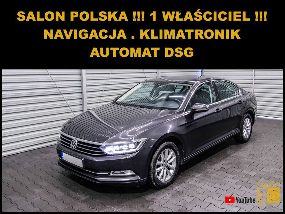 Volkswagen Passat Automat + Salon Polska + 1 Właściciel + Serwis