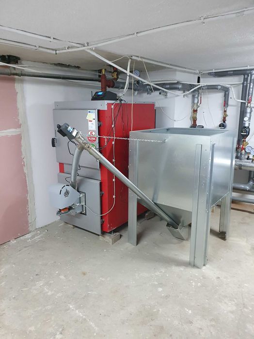 Kocioł 5 klasy - Ekopell na pellet 75 kW. Certyfikat ecodesign