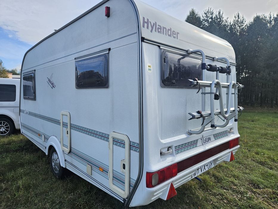 Przyczepa kempingowa Hylander Vision 2003r z przedsionkiem 1200Dmc