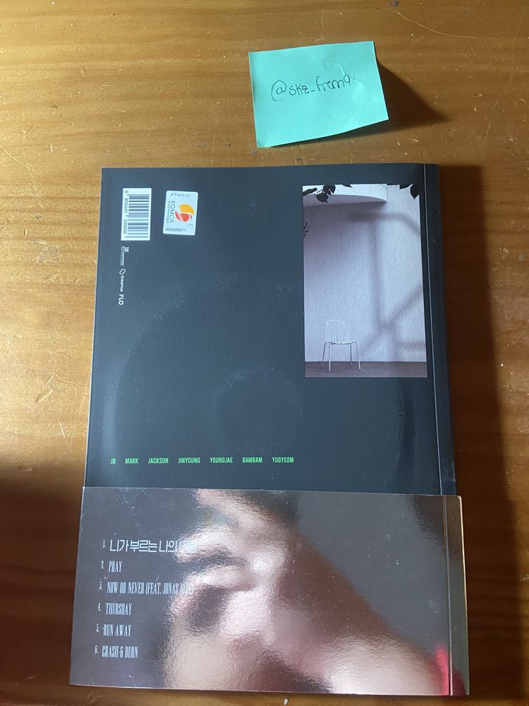 Album GOT7 Call My Name com photocard