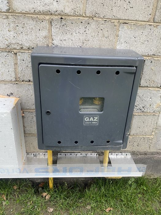 Szafka gazowa antracytowa naścienna