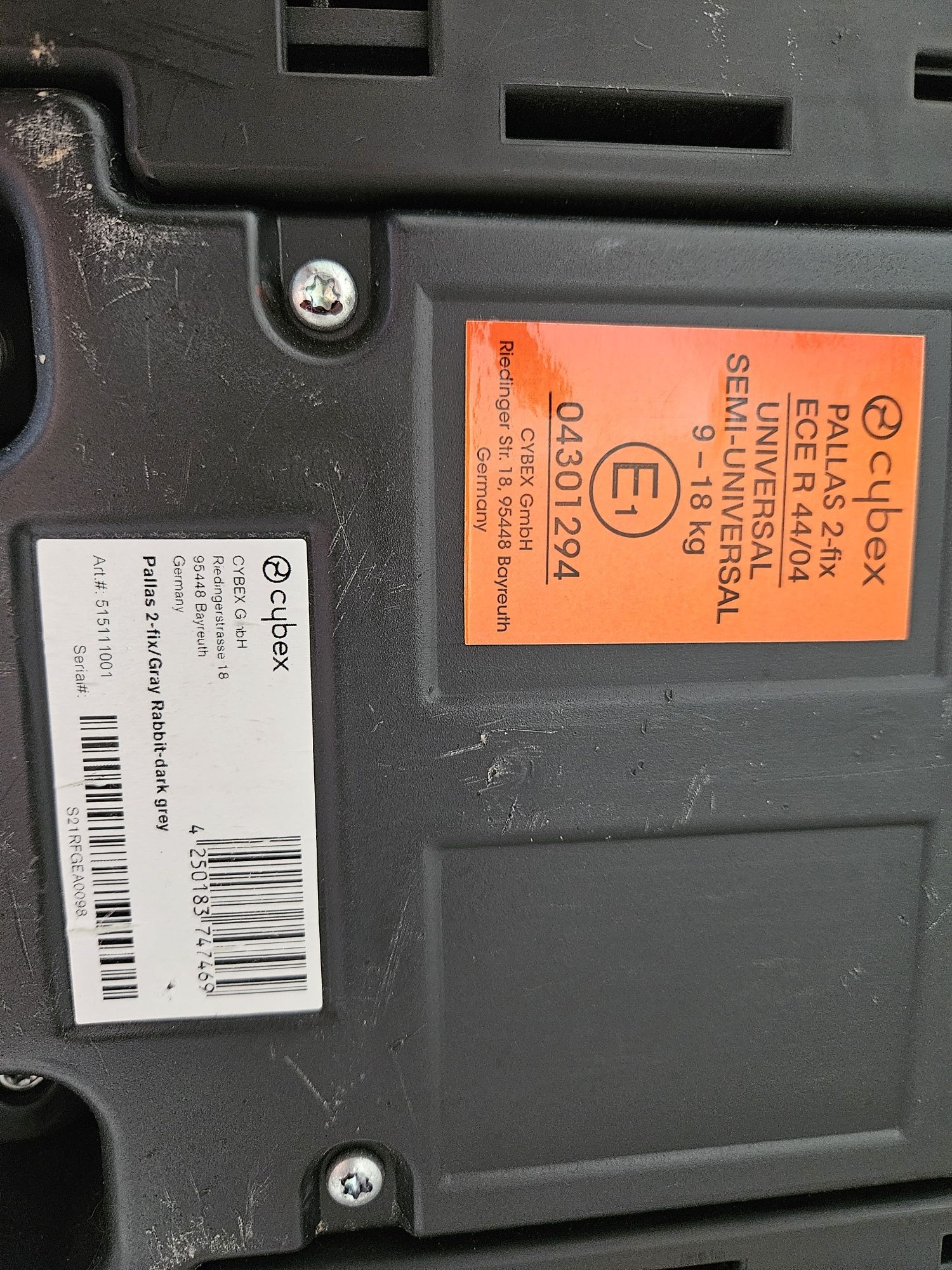 Fotelik CYBEX, Pallas 2-fix, 9-36 kg