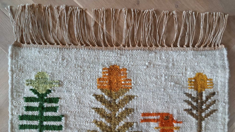 Kilim "Kurka wodna" - Maria Bujakowa, Polska Tkanina Artystyczna.