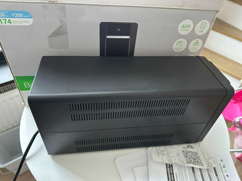 ДБЖ Безперебойник APC Back-UPS 1200W/2200VA USB Schuko (BX2200MI-GR)