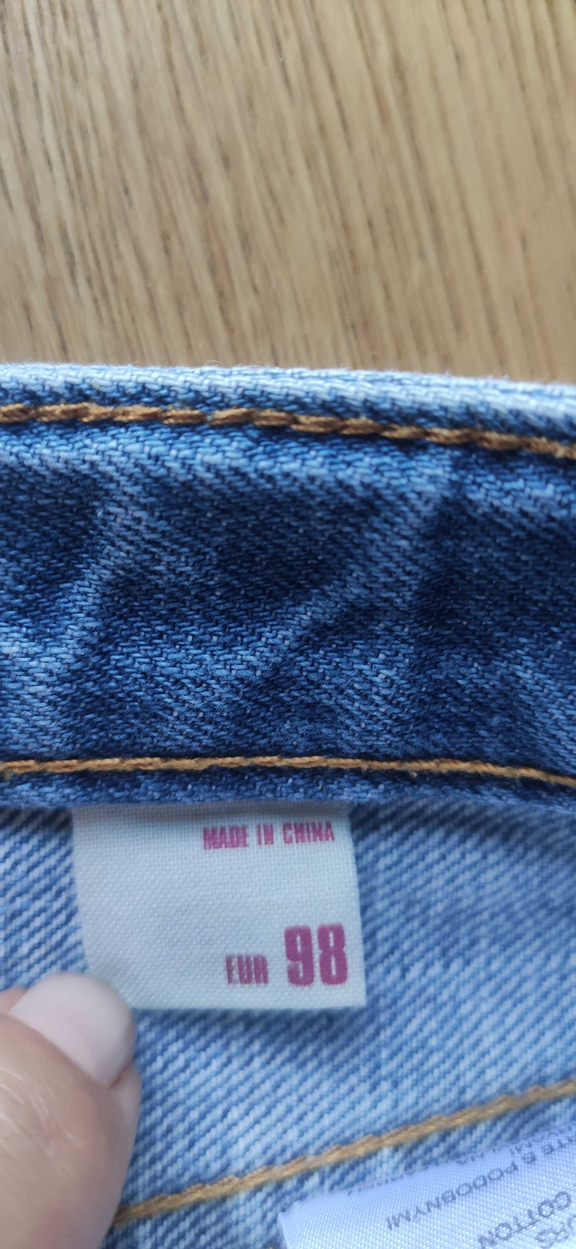 Spódnica dżinsowa, jeansowa, rozm. 98, H&M
