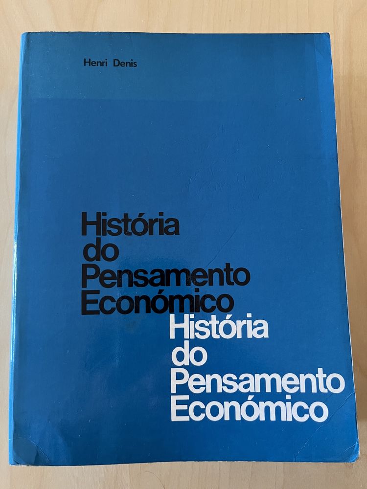 História do pensamento económico de Henri Denis