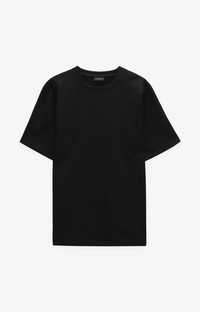 VISTULA T-shirt koszulka czarna rozmiar M bawełna organiczna