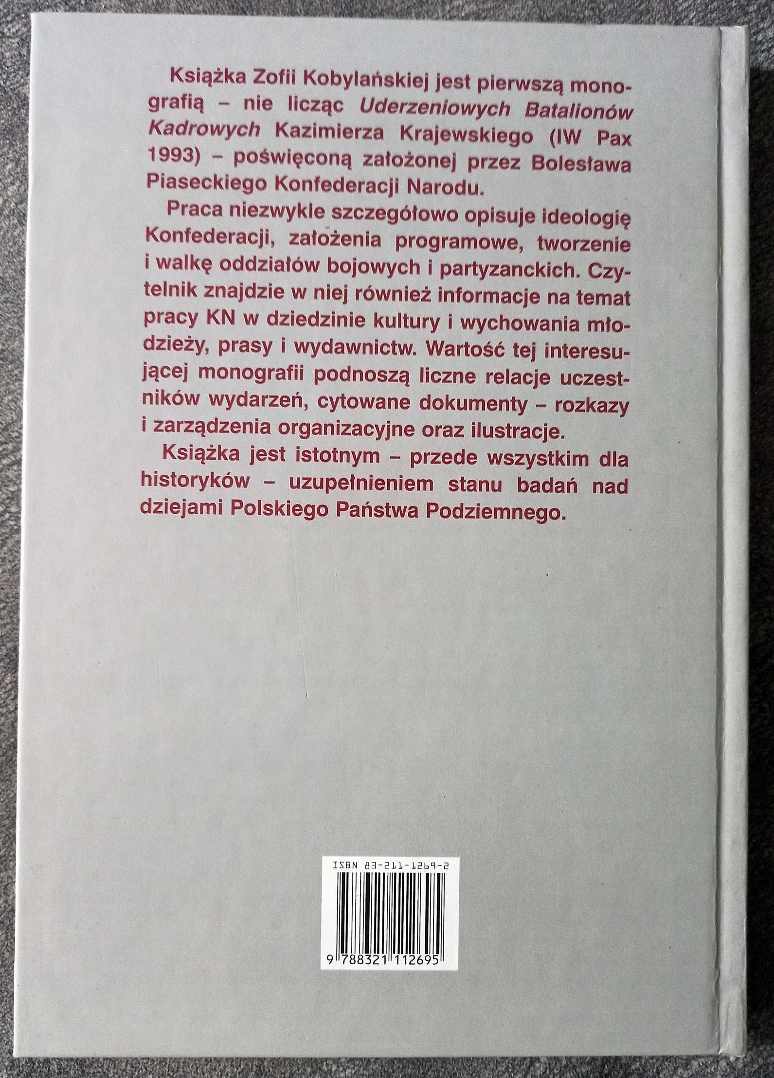 Z. Kobylańska - Konfederacja Narodu w Warszawie  (ONR,PAX )