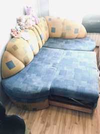 Комплект м'якої меблі 
Кутовий диван 2.15×1.58 (спальне місце 1.90×1.2