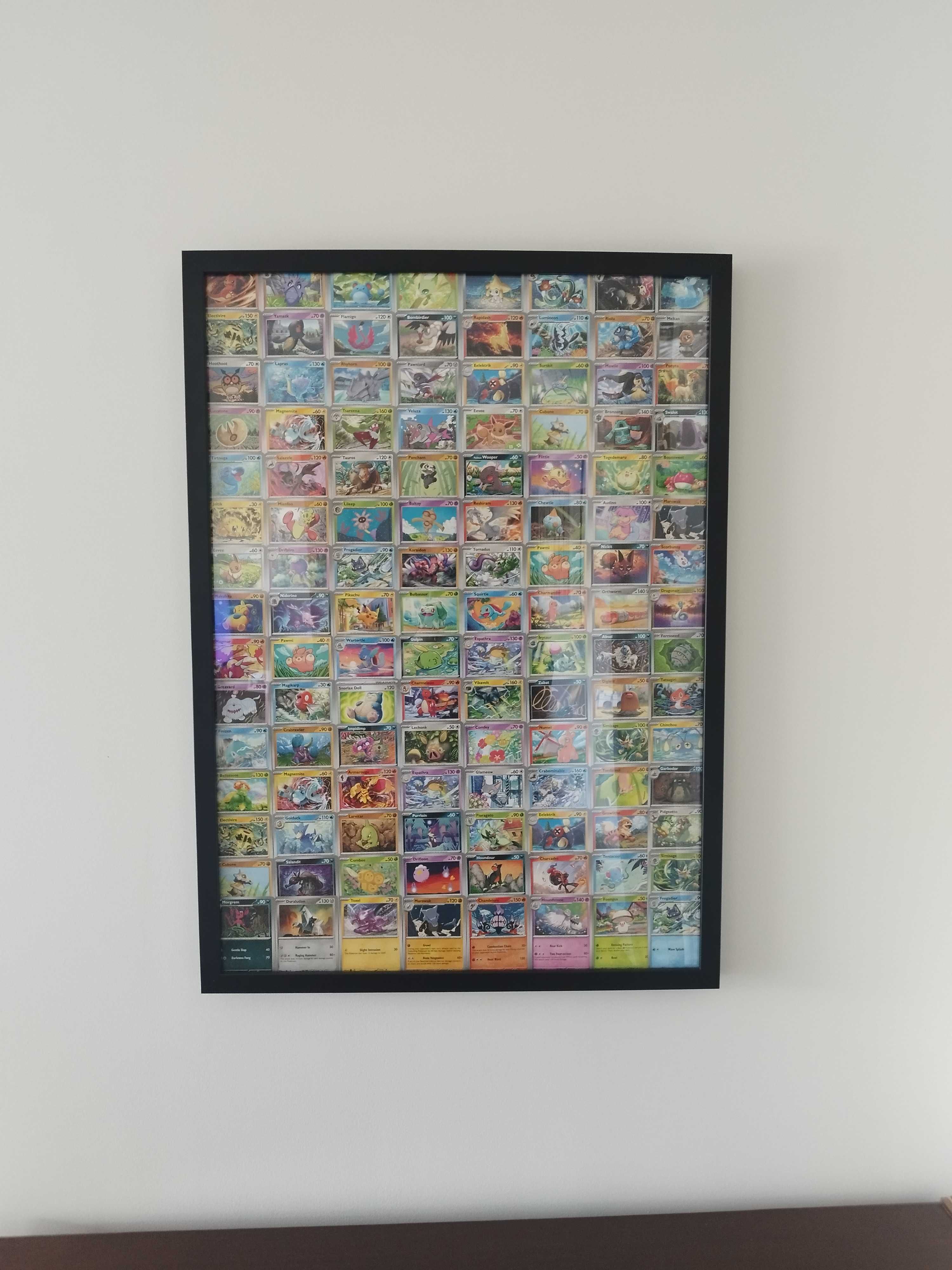 Quadro Pokémon com moldura