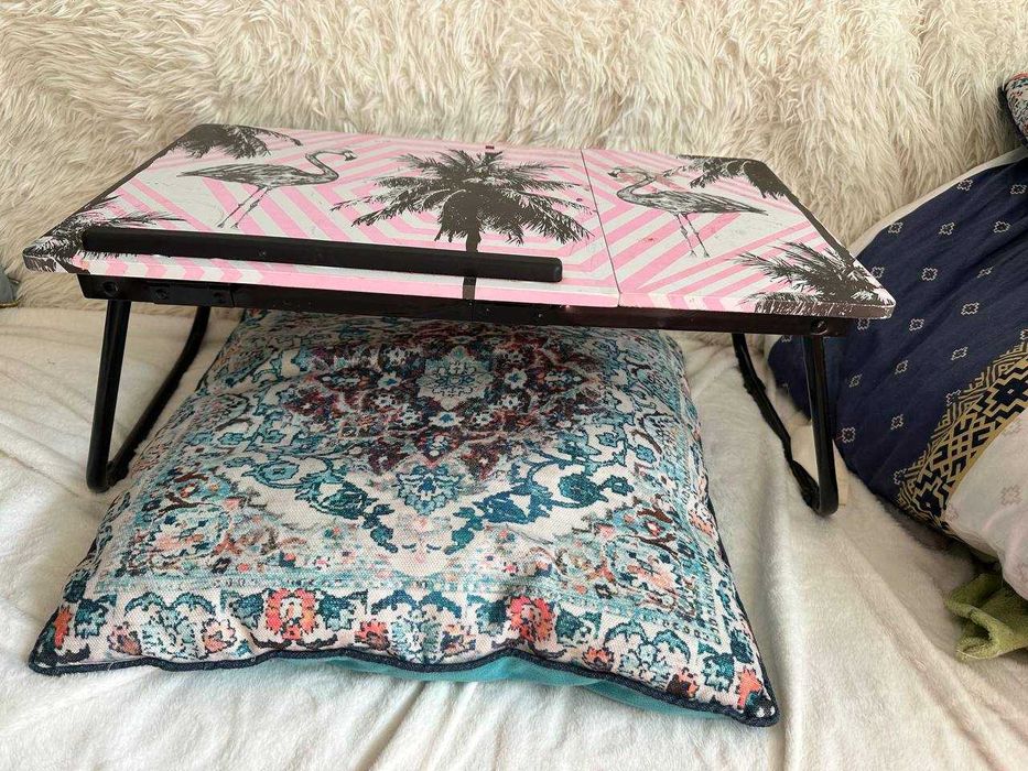 podstawka na laptopa flamingi półka stojaki półka przenośna vintage