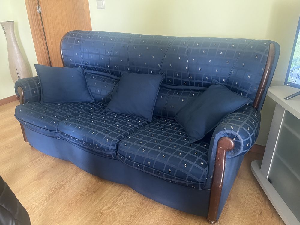 Sofa azul para venda