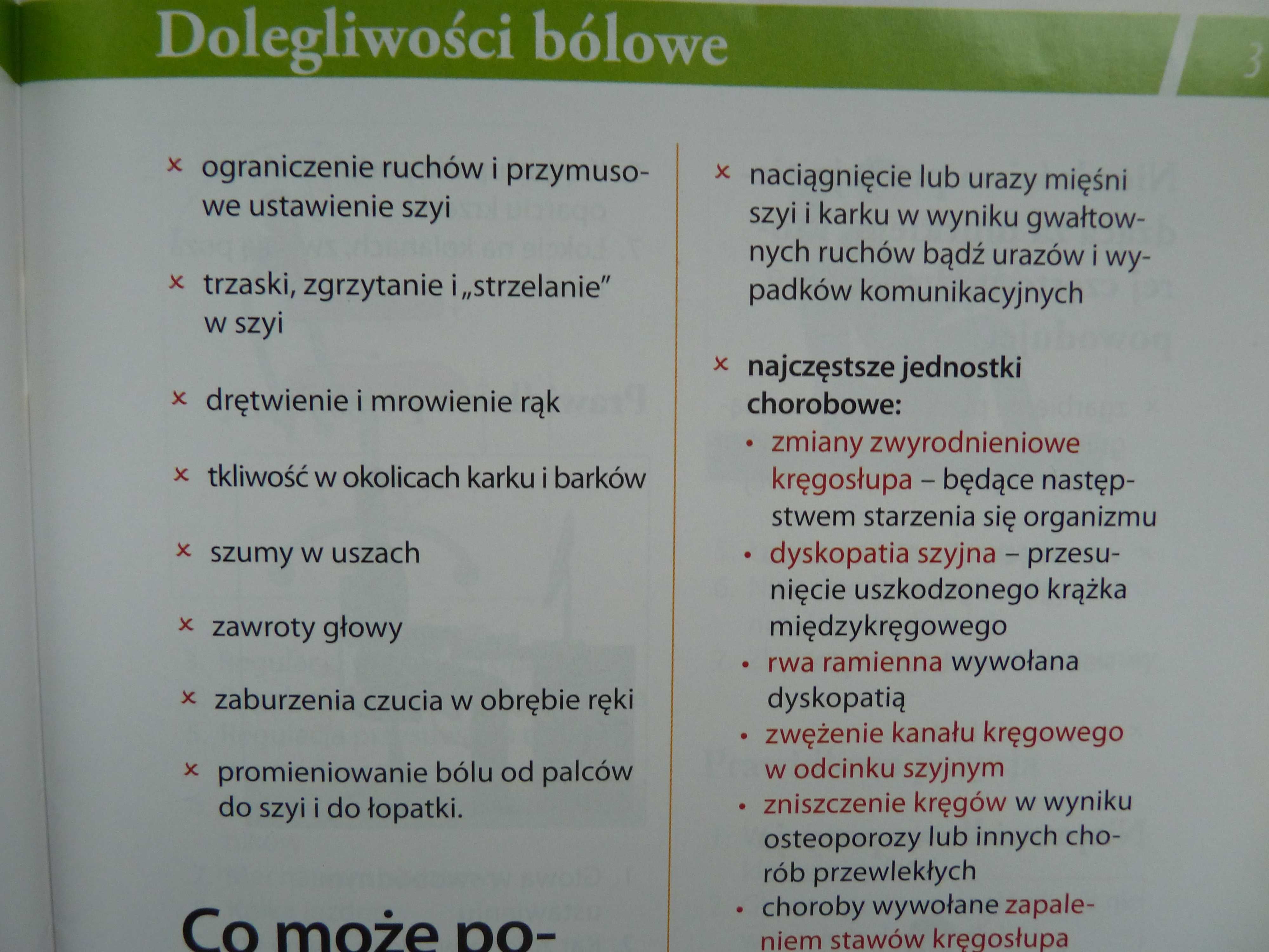 Ćwiczenia  kręgosłupa, Masaż  leczniczy całego ciała, kręgosłupa.3szt.