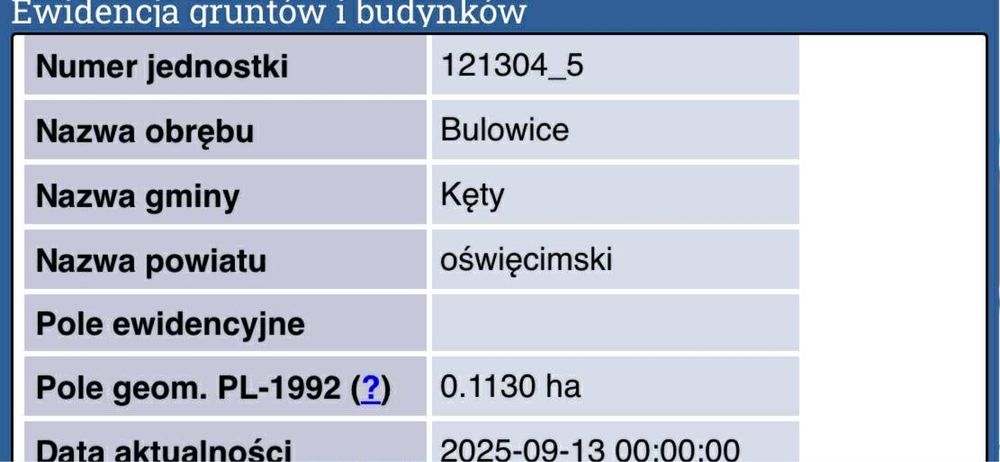 Działka Budowlana 11,3a