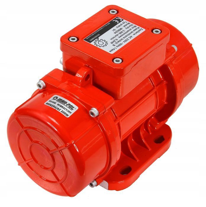 Silnik Wibracyjny 1-Fazowy 200W 230V Asynchroniczy Mocny
