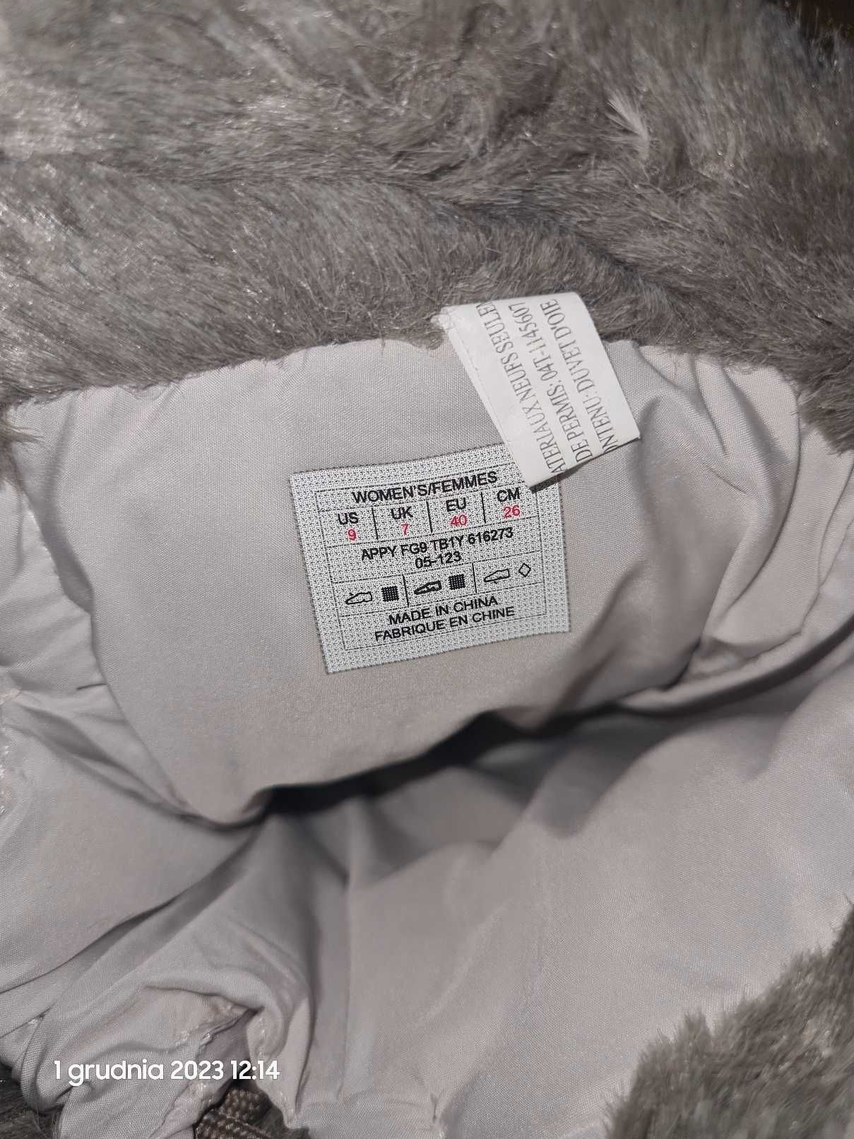 The North Face śniegowce 40
