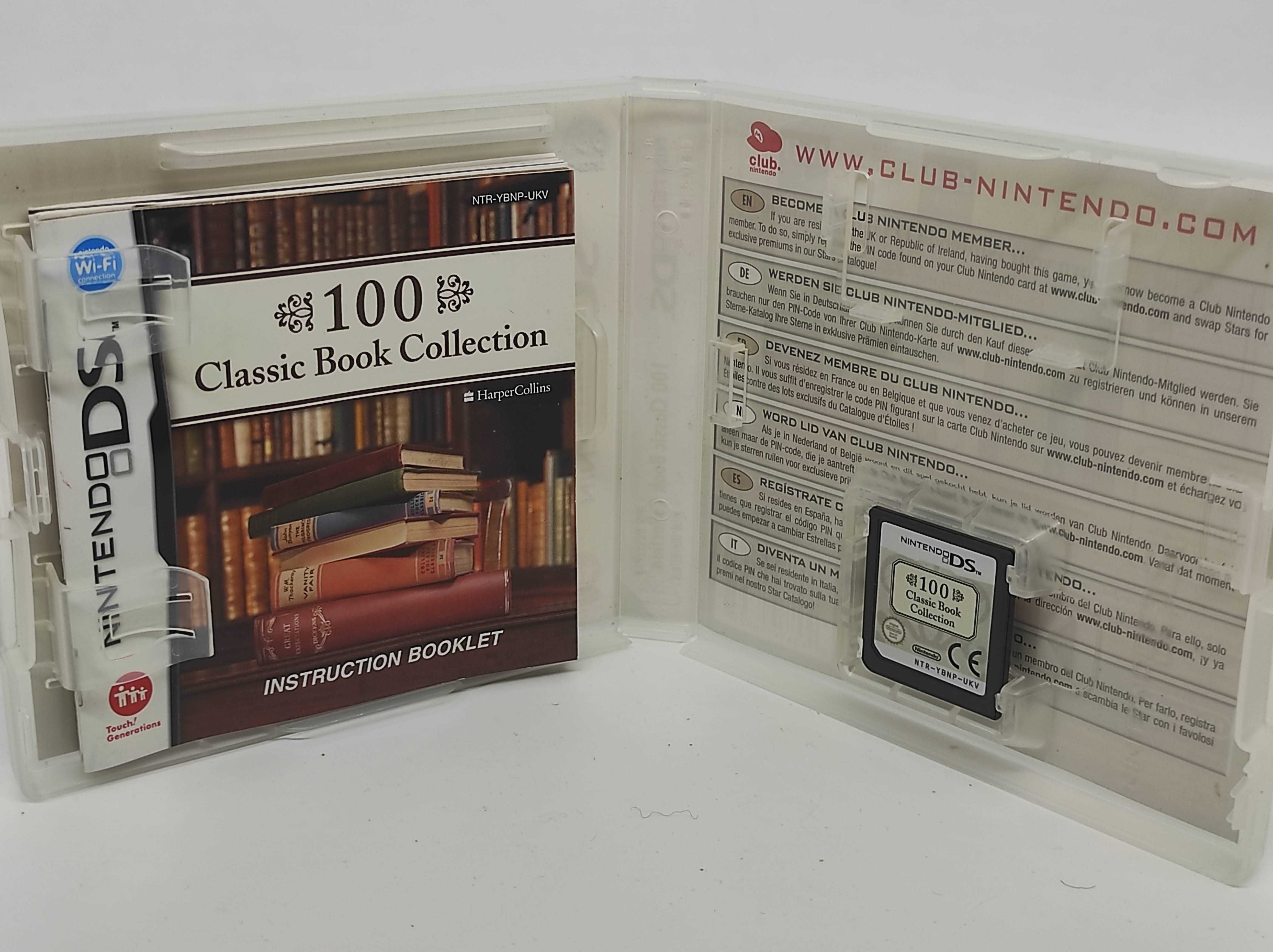 Gra Nintendo DS zestaw 100 klasycznych książek