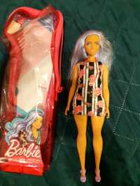 Barbie lalka Mattel Fashionista  fioletowe włosy
