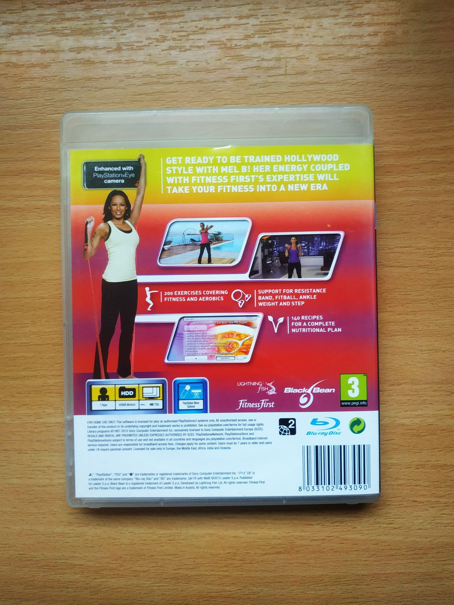 Mel B Get Fit With  PS3, stan bdb, możliwa wysyłka