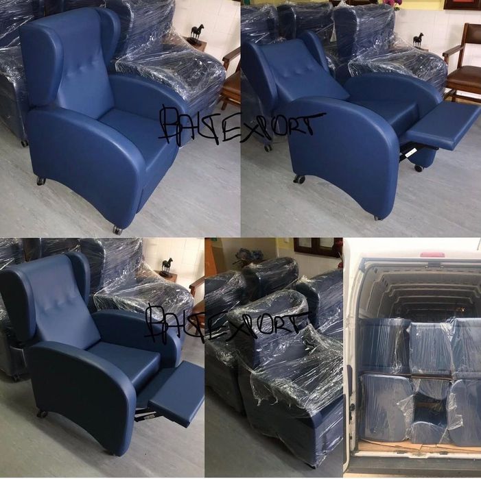 Cadeirão Manual Reclinável Hospitalar Relax Geriátrico Idosos NOVO