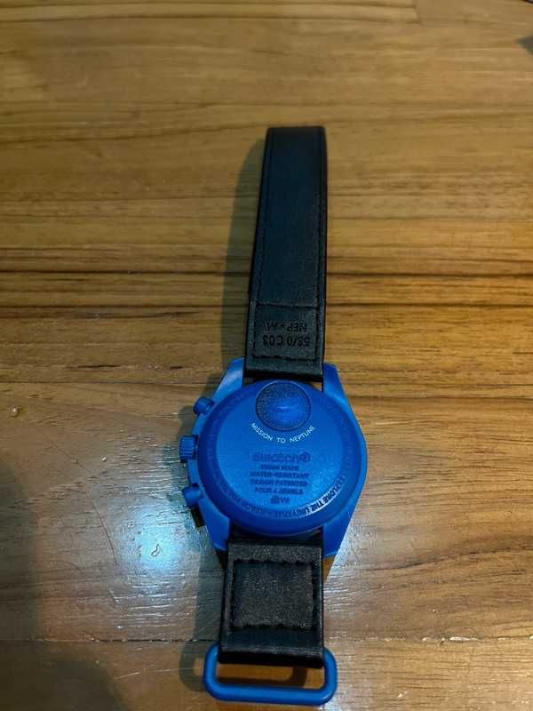 Omega x Swatch Neptune Mission Bioceramic - SO33N100 Scratch-Resistant
