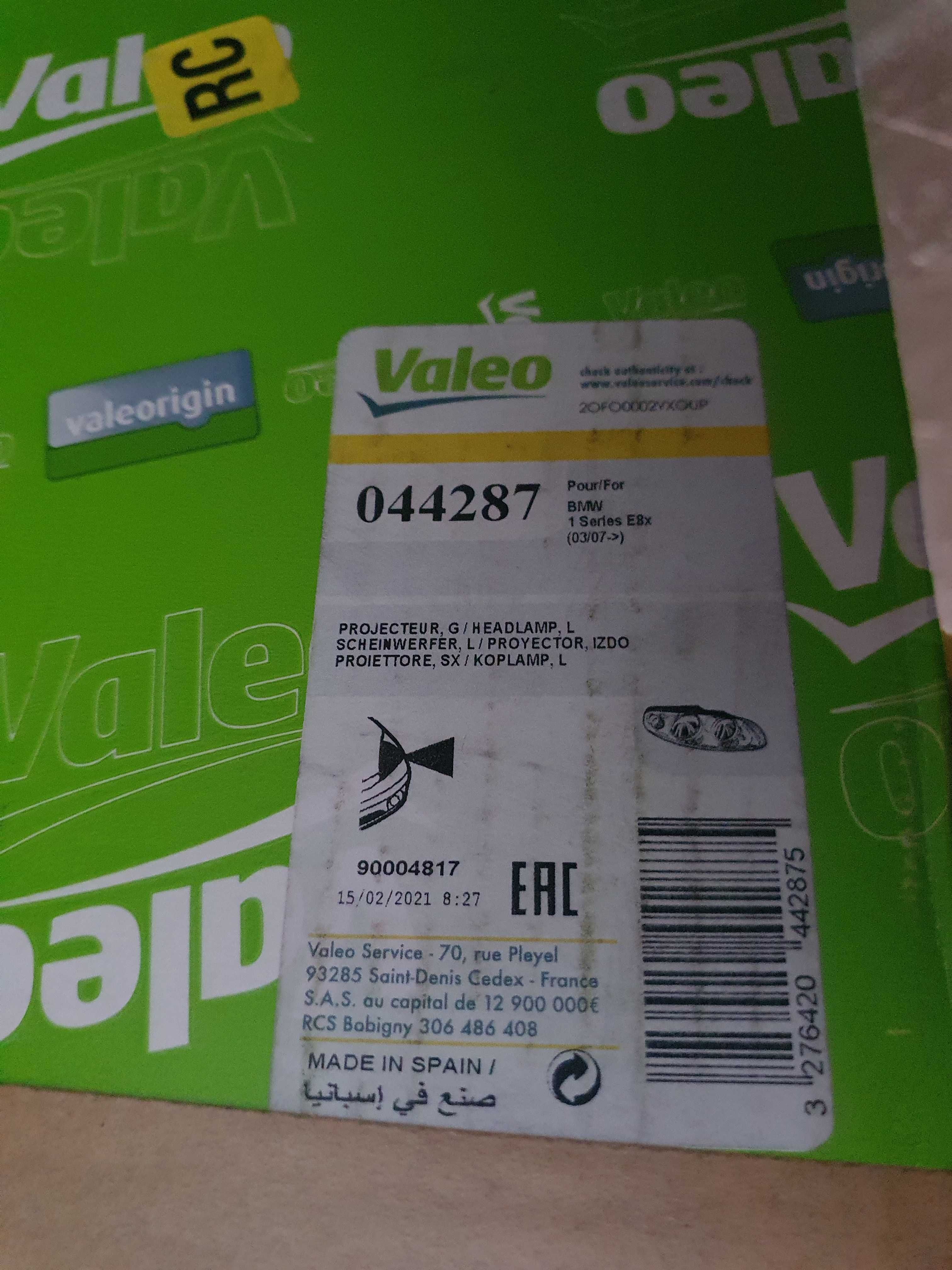 Otica BMW E87 Original Valeo - D1S BI-XENON, BI-DIRECCIONAL - 044287