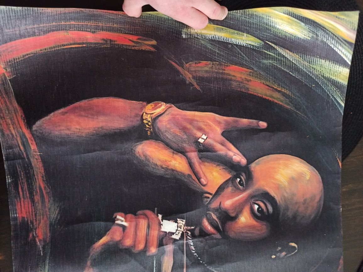 Obraz malowany 2pac. Hip-hop. Rap. Sztuka