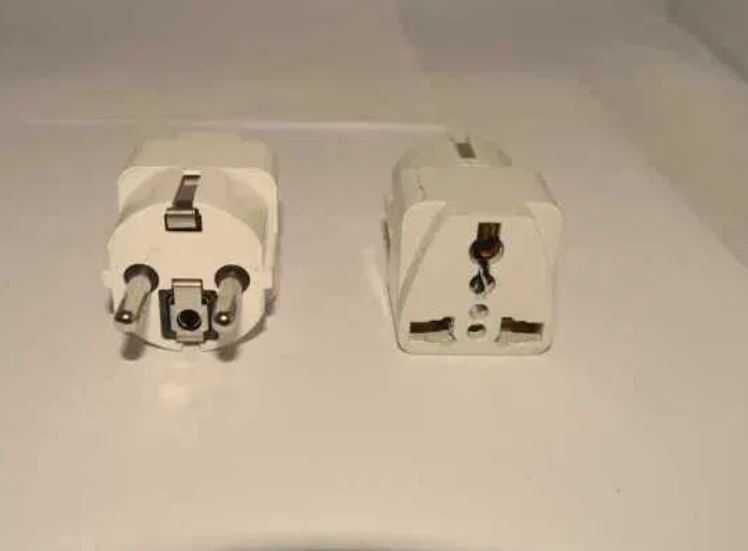 3 x Adapter podróżny Angielska wtyczka przejściówka UK na PL