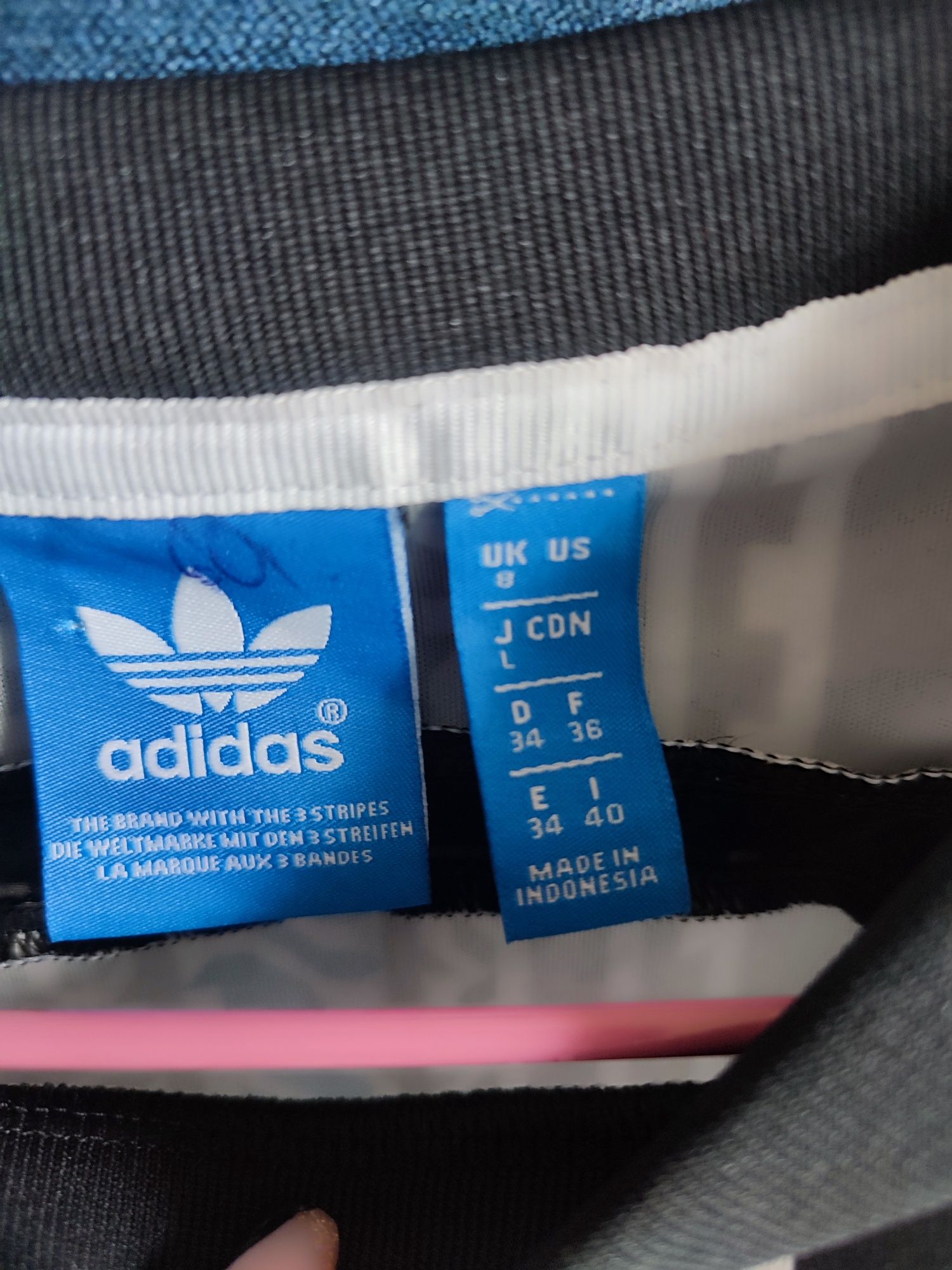 Adidas originals damska koszulka  mini sukienka rozmiar s