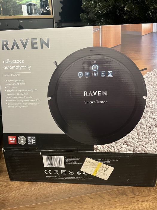 Robot sprzątający RAVEN EOA001 – pełny zestaw + dodatki!