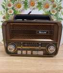 Radio Retro solarne akumulator głośnik Bluetooth pendrive USB karta
