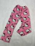 Piękne różowe spodnie piżamowe z szeroka nogawka dresy hello Kitty