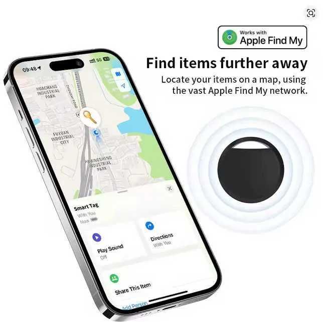 2x SmartTag Apple AirTag iOS lokalizator BT GPS