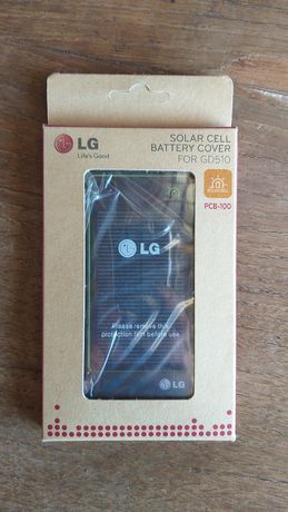 Capa telemóvel LG GD510 com painel solar