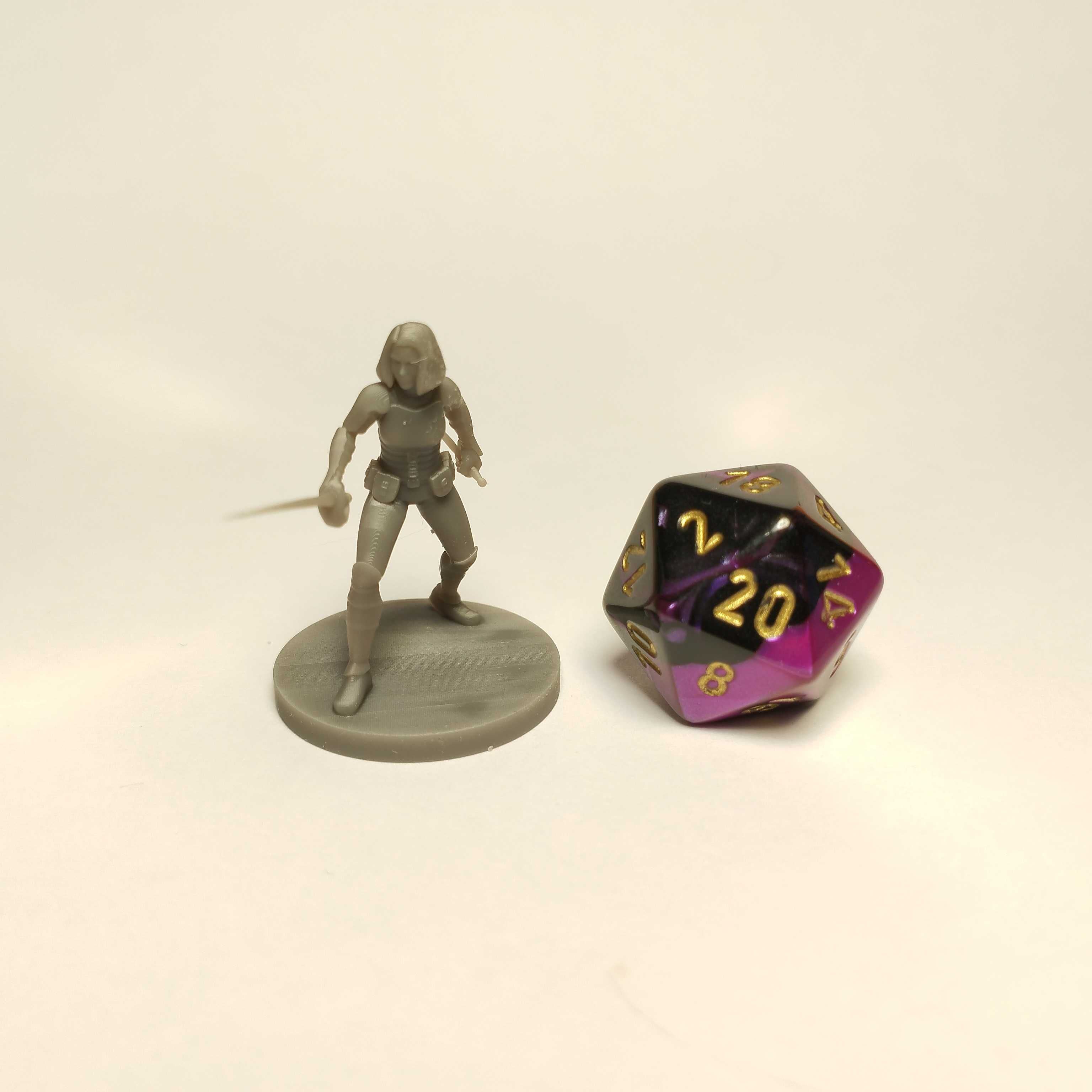 Miniaturas Aventureiros RPG Impressos em 3D - Classe: Rogue/Ladino