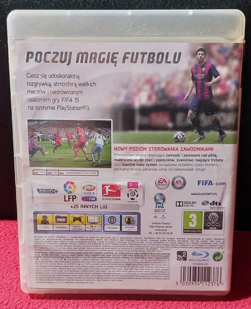 FIFA 15 PS3 w. pudełkowa stan-bdb