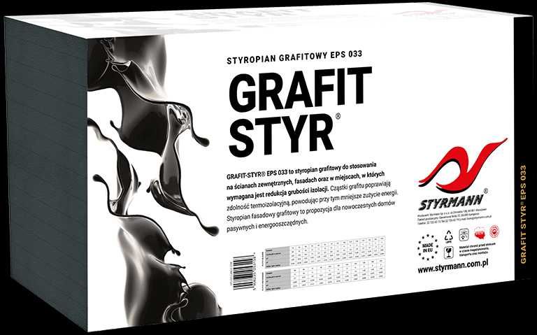 Styropian Styrmann GRAFITOWY EPS S - λ 0,033