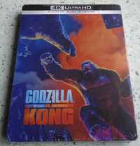 godzilla vs kong 4k steelbook + 3d po polsku nowe nieotwierane