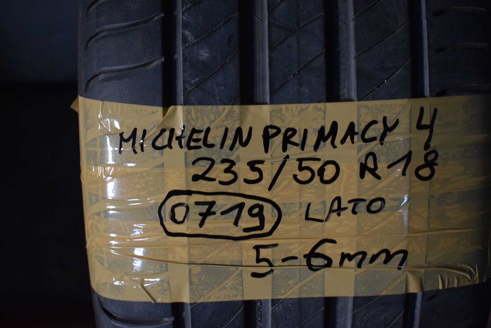 Opona lato 235/50/18 MICHELIN PRIMACY 4 letnia
