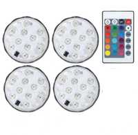 4X Lampa do  basenu LED z pilotem