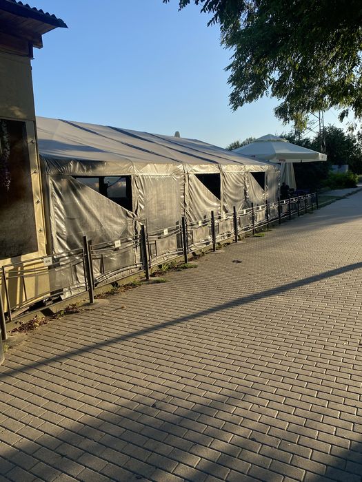 Namiot gastronomiczny zimowy.