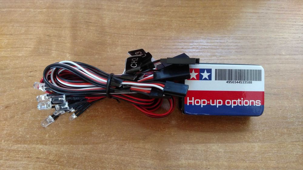 Oświetlenie RC moduł Tamiya 12 LED oświetlenie modelu 1:10 Zestaw Nowy