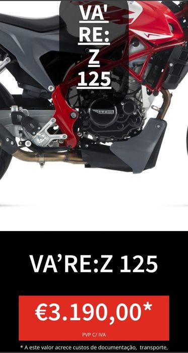 SWM 125cc Valor até segunda feira
