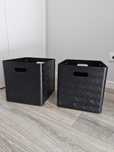 2 Cestos bambu IKEA BULLIG