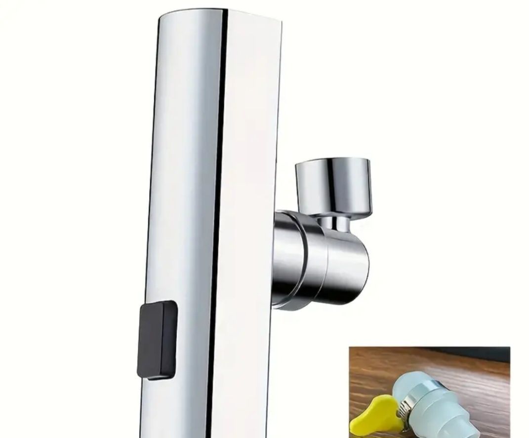 Wielofunkcyjny kran do łazienki lub kuchni z adapterem