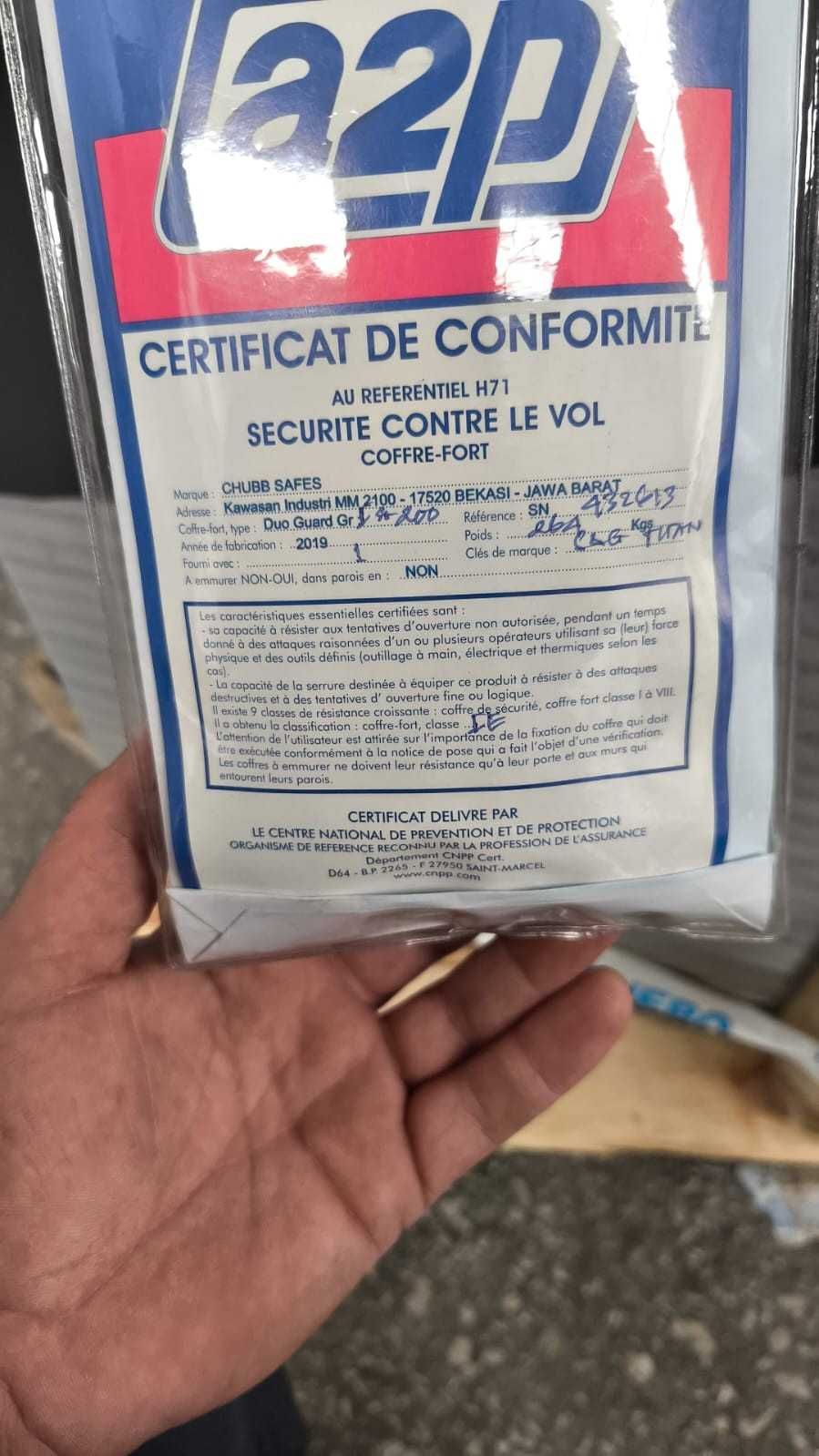 Cofre Electrónico novo com garantia