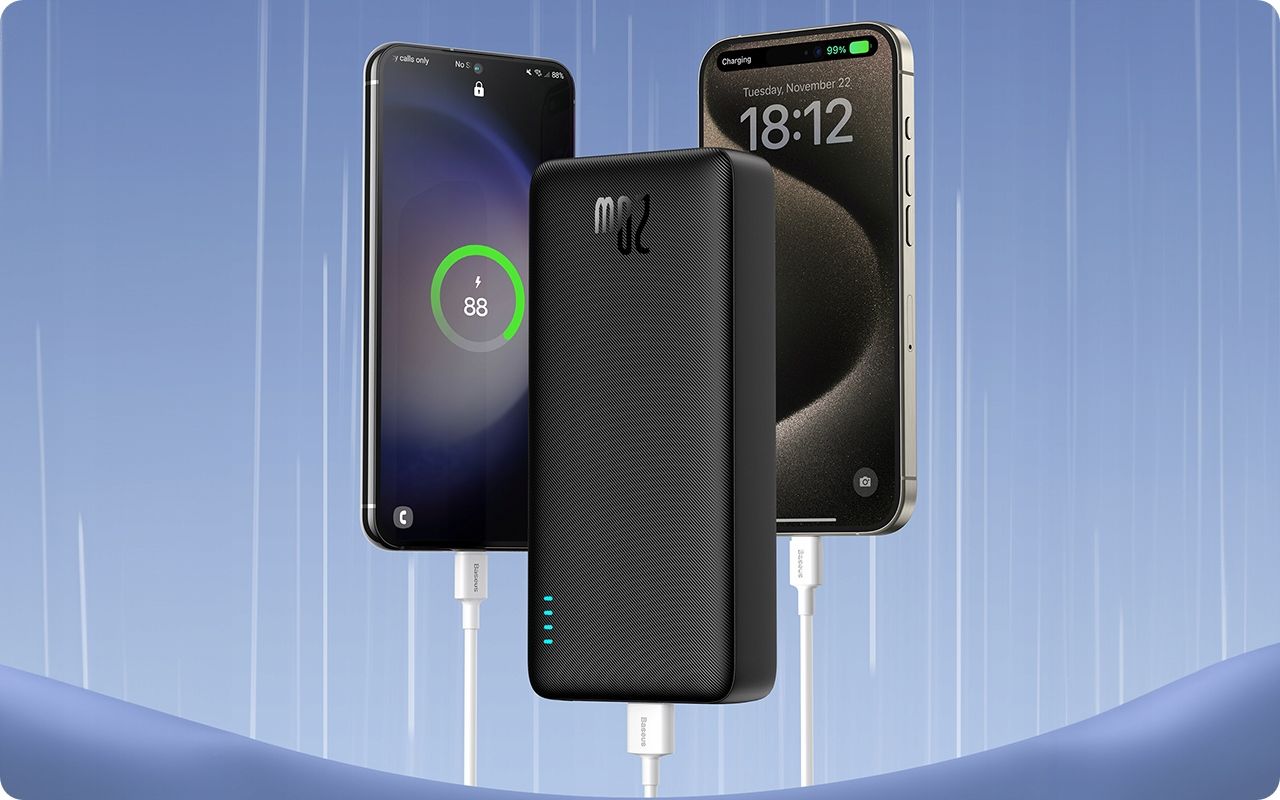 Baseus Power Bank Z Szybkim Ładowaniem 20000Mah 20W Usb-C Usb-A
