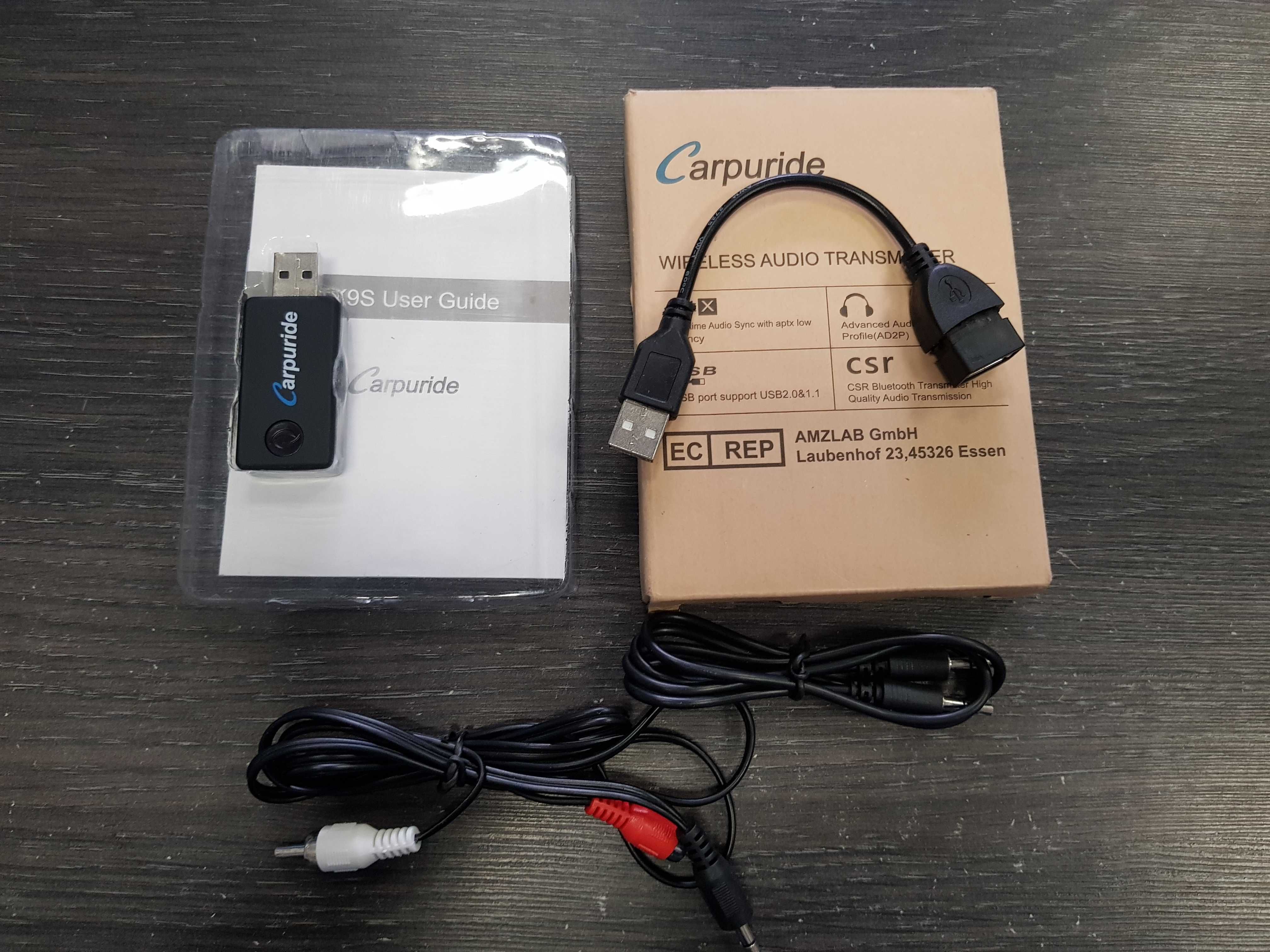 Transmiter Audio Bluetooth Carpuride TX9S